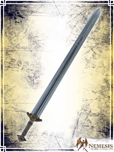 Viking's Sword Long Swords Nemesis Workshops - Athena Notched Finish 
