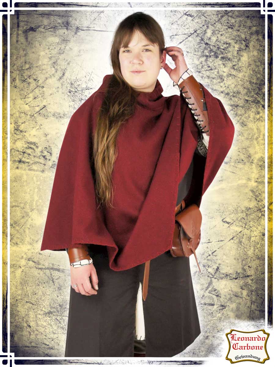 Leonardo Carbone® Damesblouse Otilia, met trekkoord, decolleté, schoudervrij, carnaval, Halloween, cosplay, LARP, middeleeuwen, tuniek, bovenstuk, kostuum, 100% katoen, zwart, L