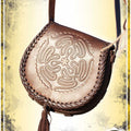 Labyrinth Pouch Pouches & Bags ArmStreet Brown leather 