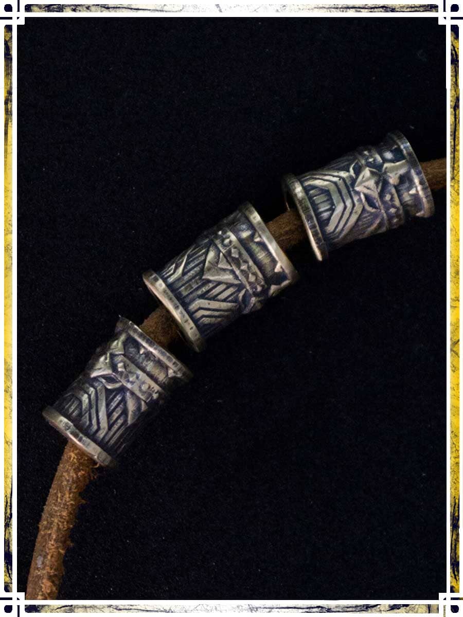 Bead - Dwarven Ancestor Jewelry Copper Raven 