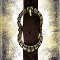Buckle - Eight Shaped with Notched and Petals Buckles & Belt Tips Copper Raven 