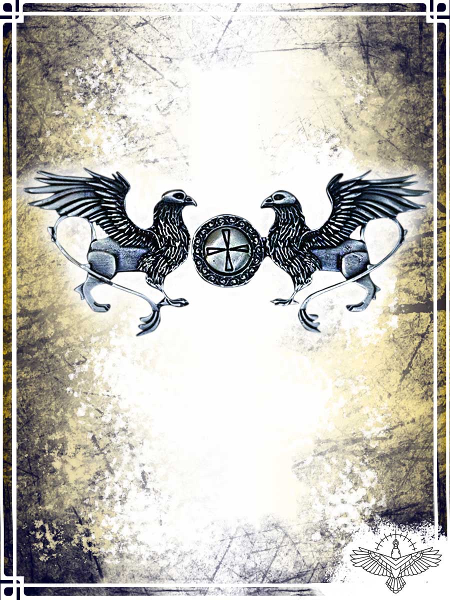 Cloak Clasp - Griffins