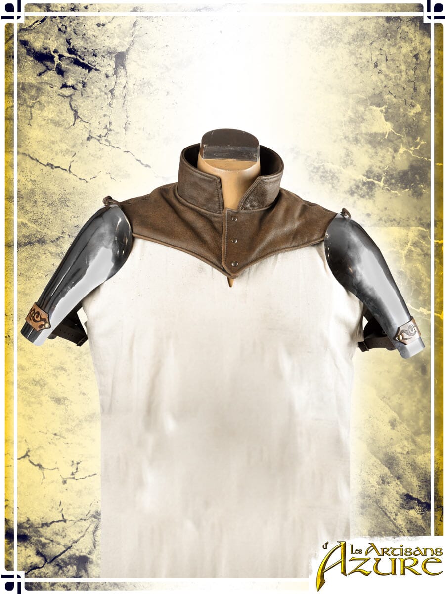 Gambeson Leather Collar Gambesons Les Artisans d'Azure 