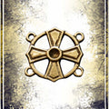 Cross in a Circle Link for Knight's Chain