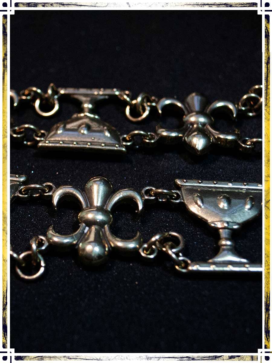 Knight's Collar - Grail and Lilium Jewelry Copper Raven 