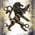 Lion Link for Knight's Chain Jewelry Copper Raven Right Side 