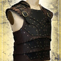 Articulated Scoundrel Armor with Hood Leather Armors Les Artisans d'Azure Medium Brown|Black 