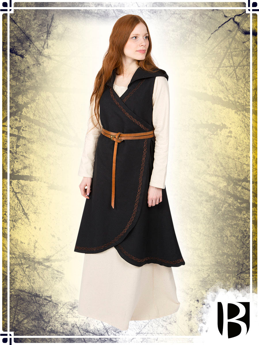 Wrap Dress Dala Surcots & Vests Burgschneider Black Large|XLarge 