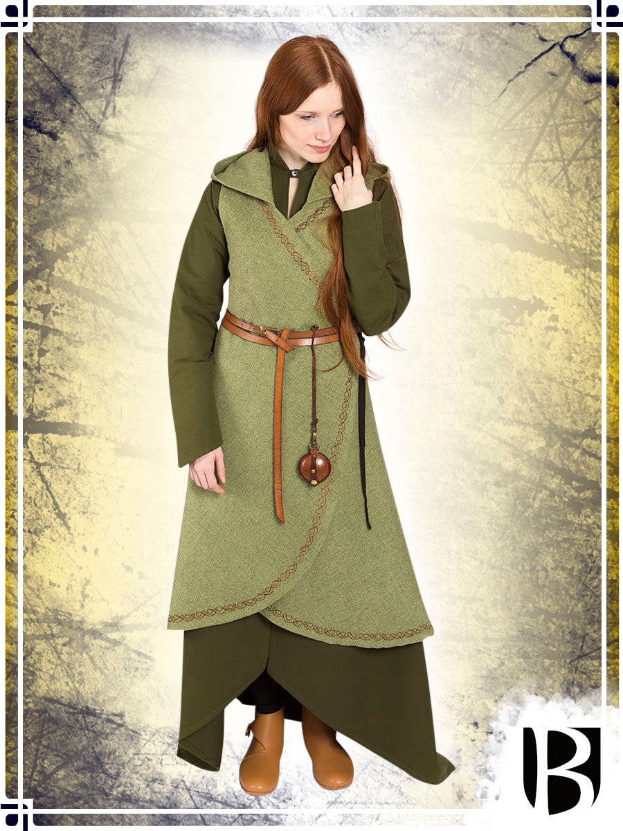 Wrap Dress Dala Surcots & Vests Burgschneider Linden Green Large|XLarge 