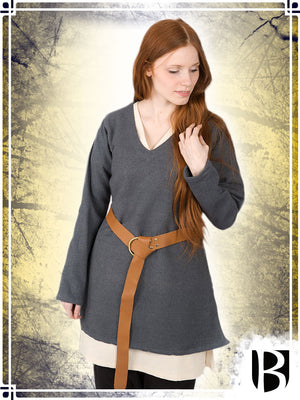 Short Tunic Frekja Blouses & Tunics Burgschneider Grey Small 