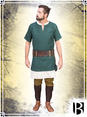 Short Sleeves Tunic Aegir Tunics Burgschneider Green Small 