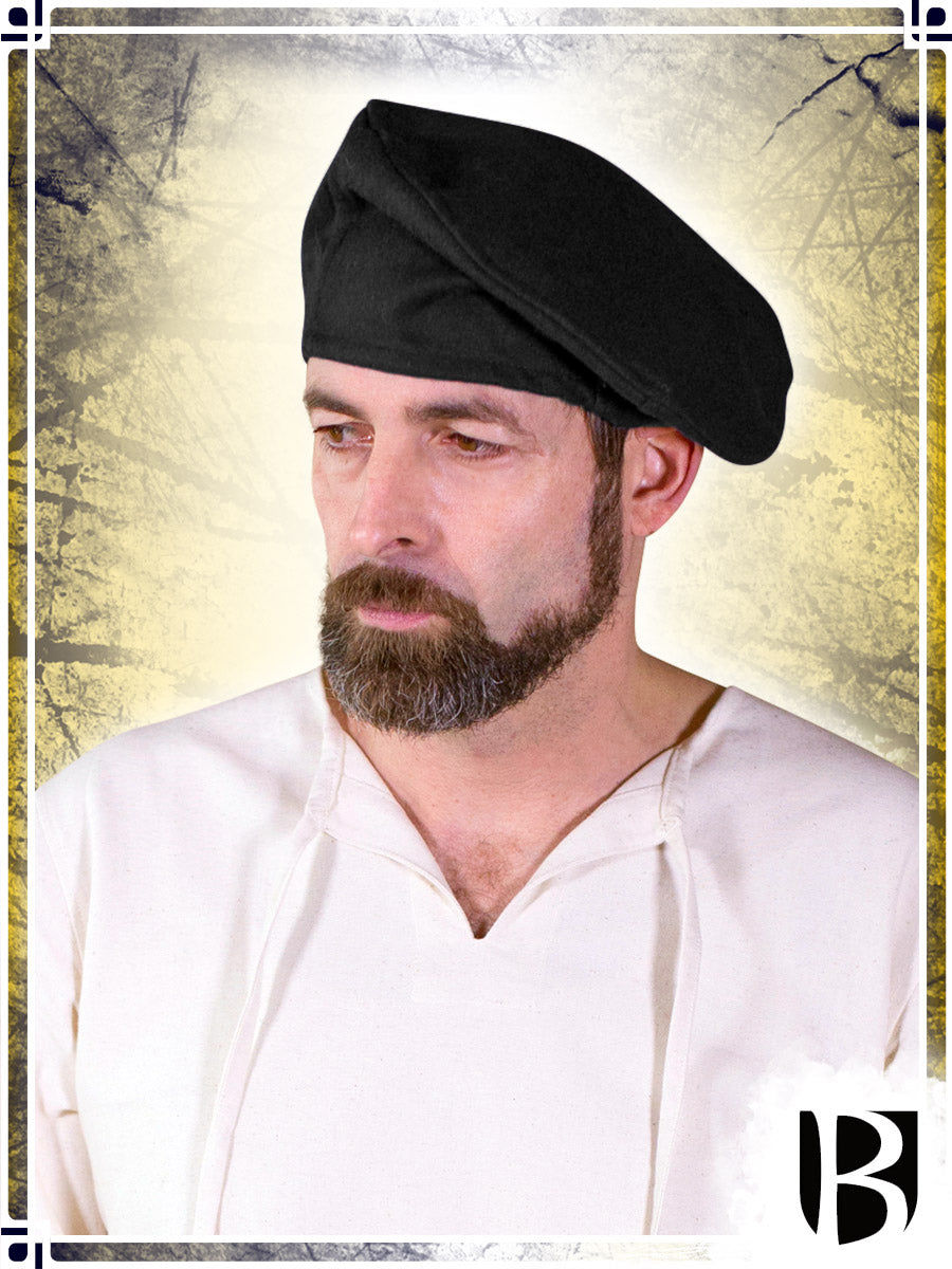 Wool Beret Harald Coifs & Hats Burgschneider Black Small 