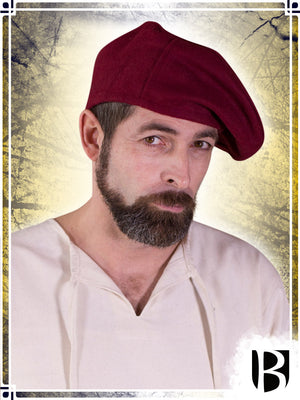 Wool Beret Harald Coifs & Hats Burgschneider Red Medium 