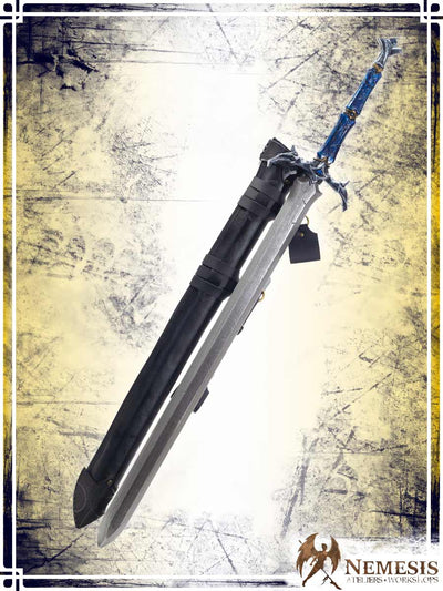 Athena Scabbard - Fantasy Blade Sword Deluxe Scabbards Ateliers Nemesis - Athena Black leather 