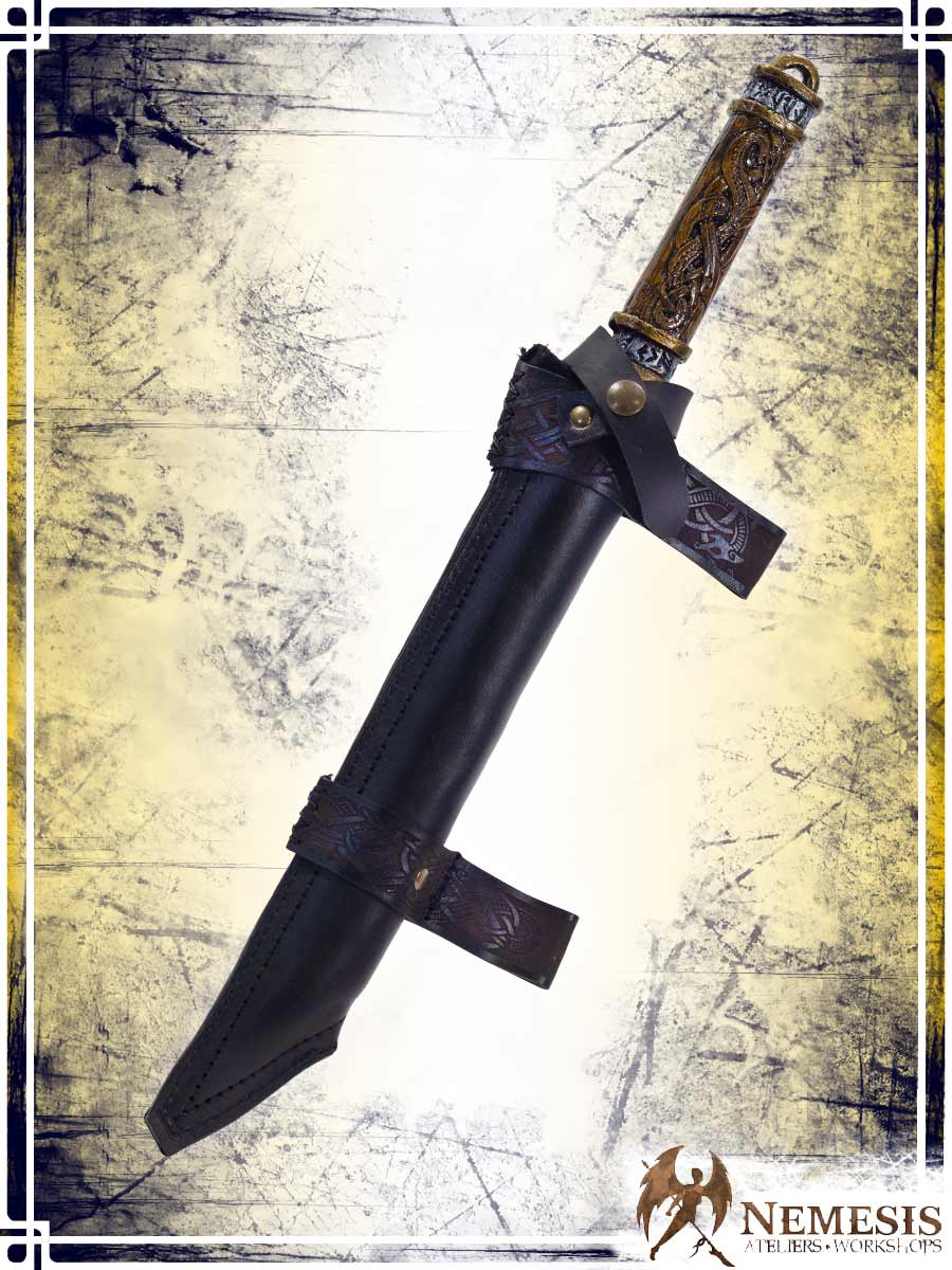 Athena Scabbard - Viking Seax Deluxe Scabbards Ateliers Nemesis - Athena 