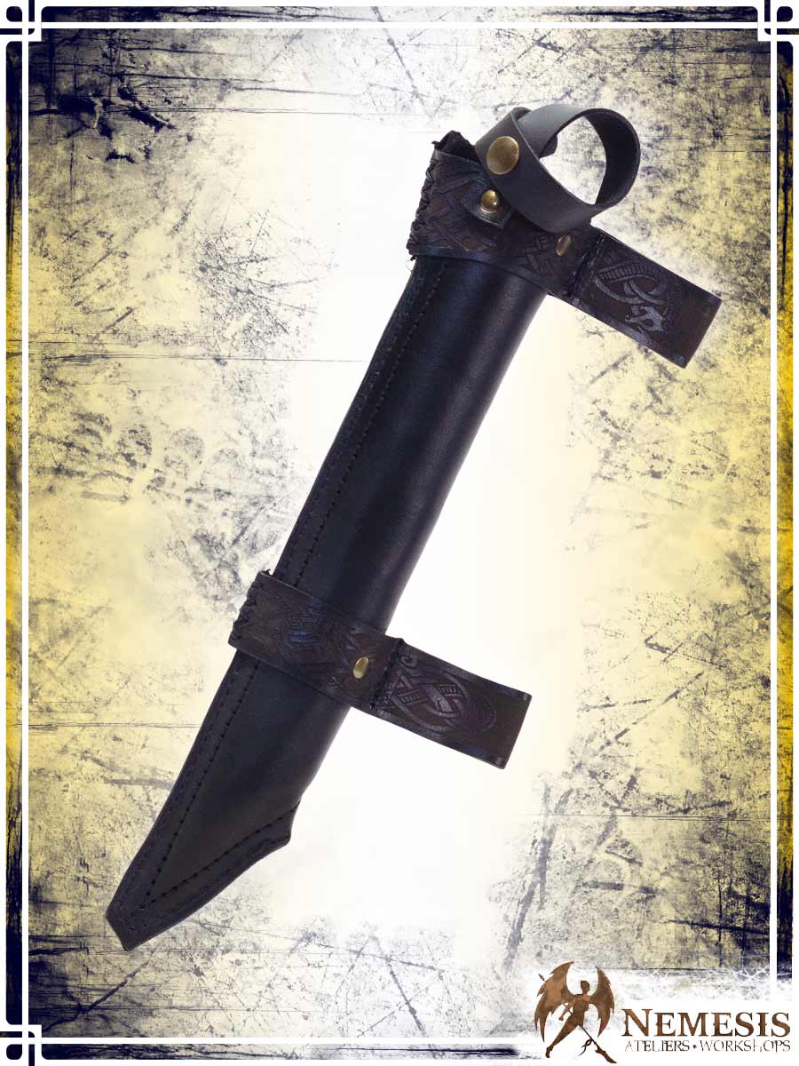 Athena Scabbard - Viking Seax Deluxe Scabbards Ateliers Nemesis - Athena 