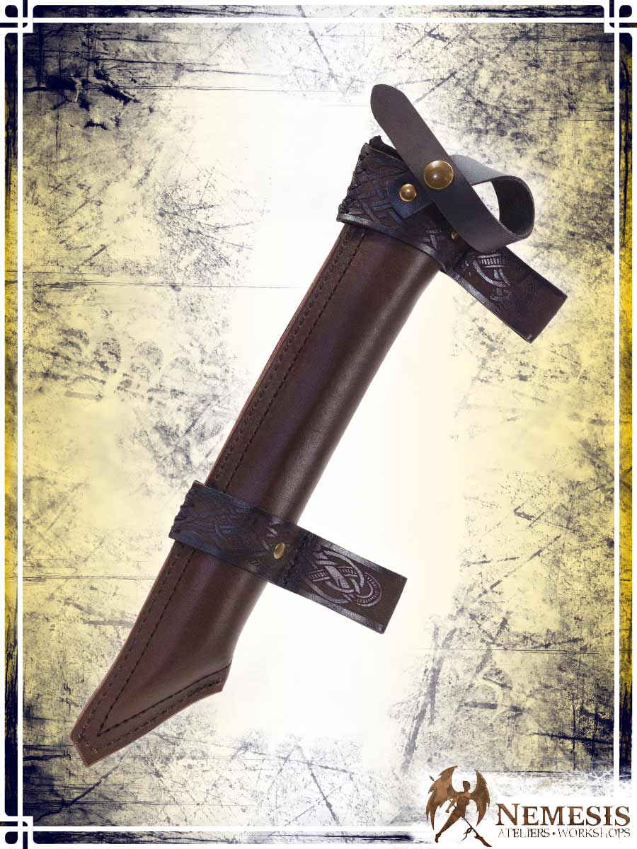Athena Scabbard - Viking Seax Deluxe Scabbards Ateliers Nemesis - Athena 