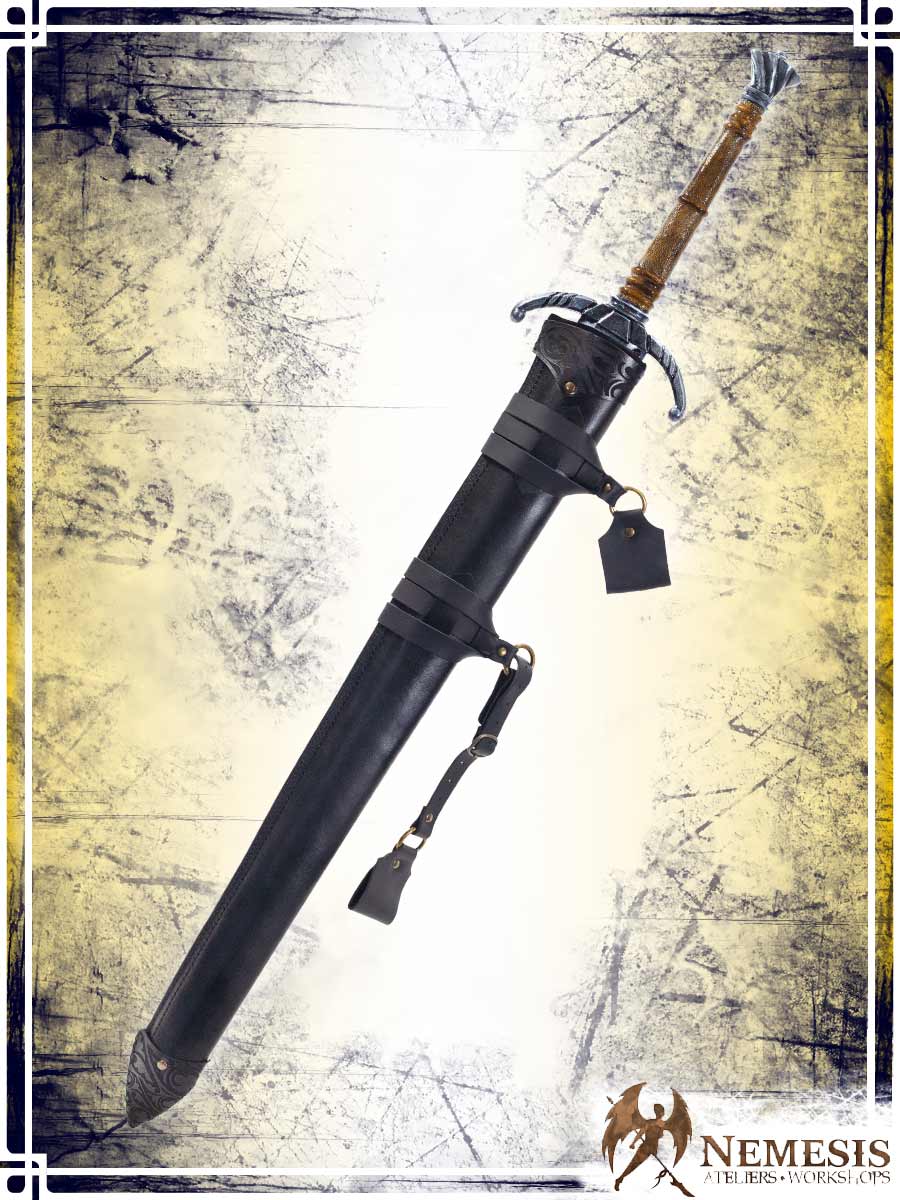 Weapons Master's Sword Set - Wide Sword Scabbard Deluxe Scabbards Ateliers Nemesis - Athena 