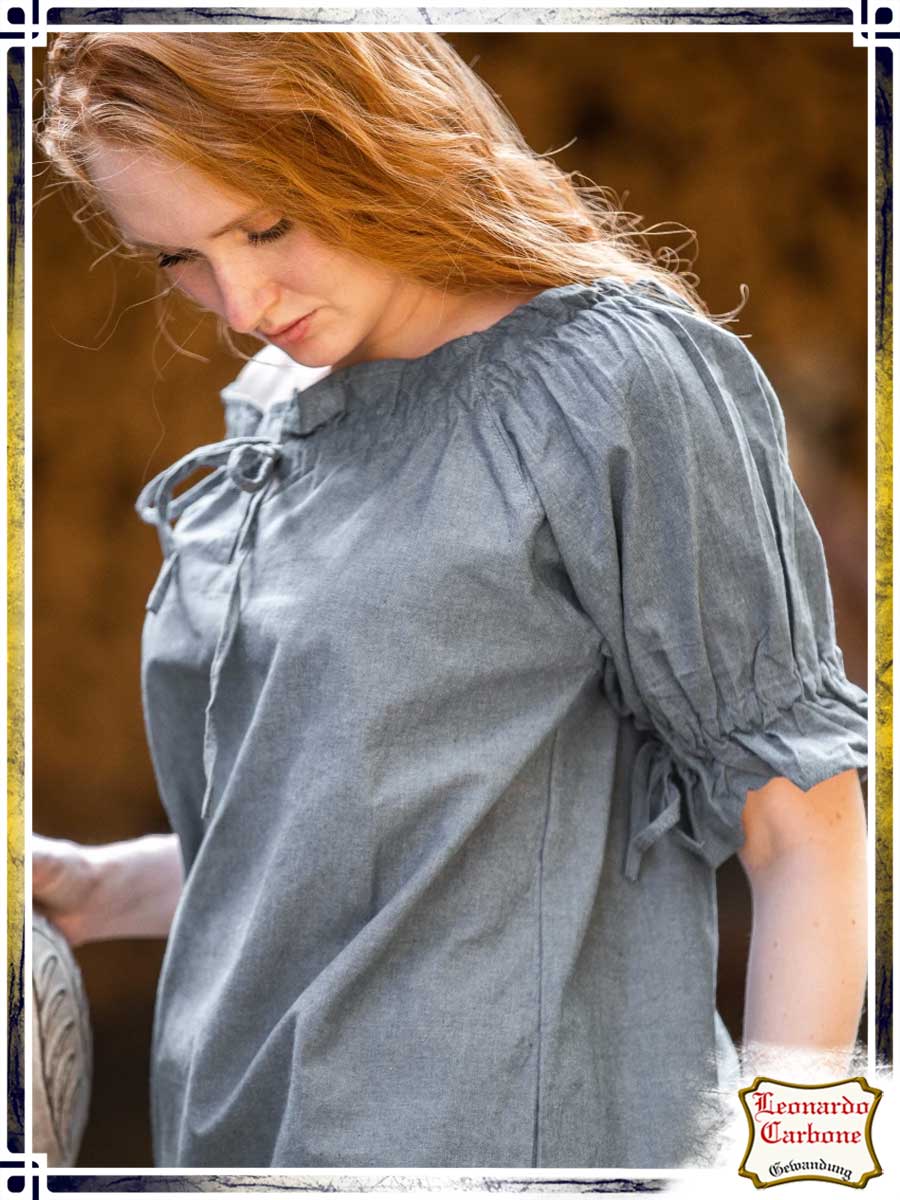 Short Sleeved Blouse Blouses & Tunics Leonardo Carbone Small Baby Blue 