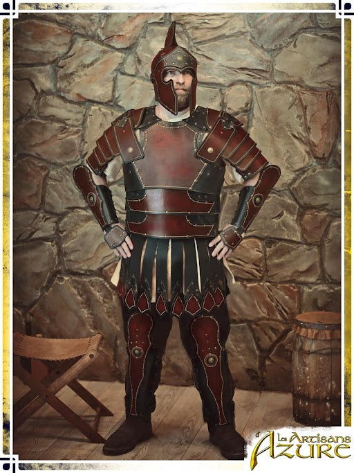 Armure romaine avec épaulettes