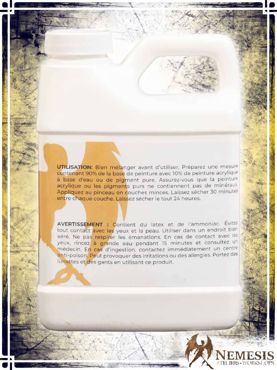 Latex paint base - 473 ml - Nemesis Latex Weapons Supplies Ateliers Nemesis - Artisan 