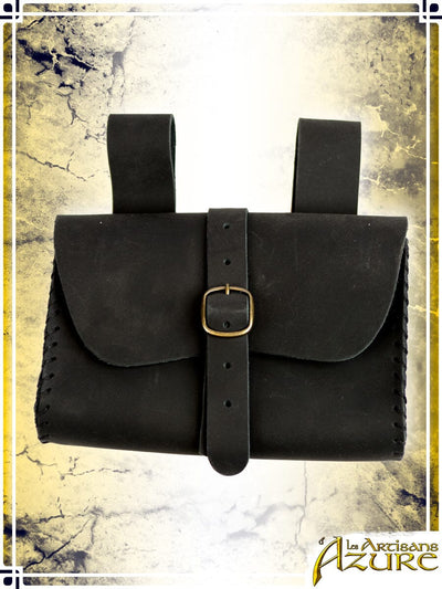 Rectangle Pouch Pouches & Bags Les Artisans d'Azure Black 