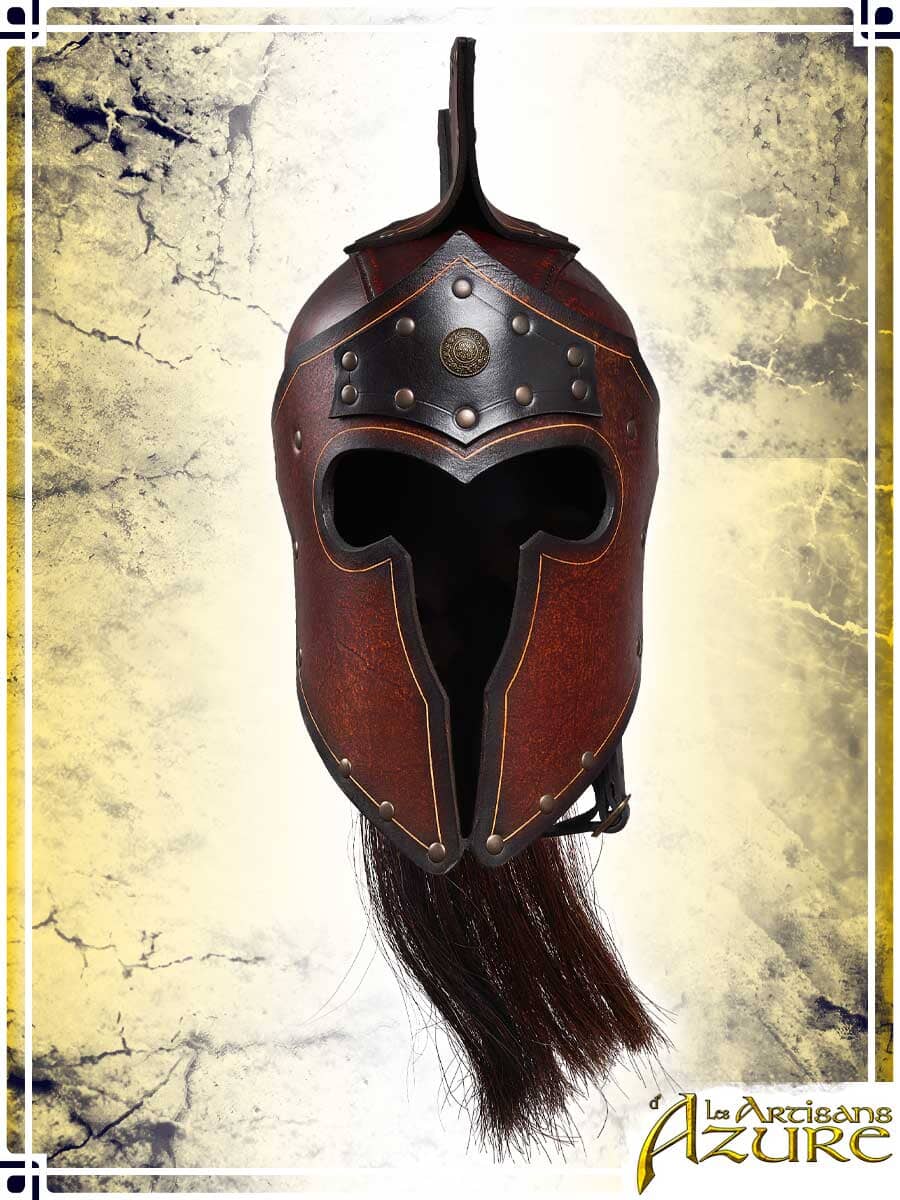 Roman Helm Leather Helmets Les Artisans d'Azure 