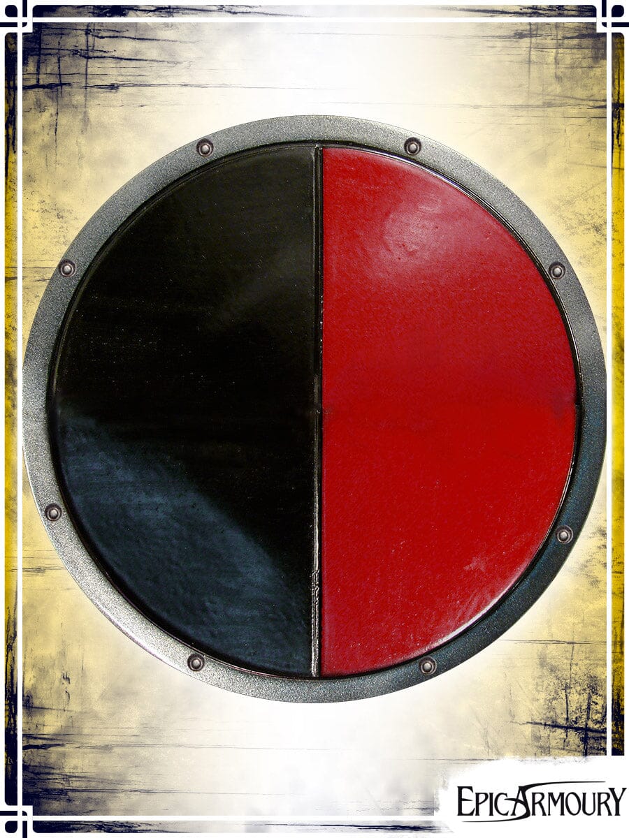 Round Shield Latex Shields Epic Armoury Black|Red Medium Shield 