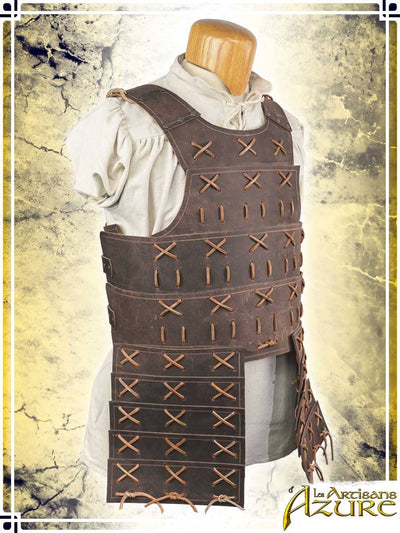 Samurai Armor - Torso Leather Armors Les Artisans d'Azure Brown Medium 