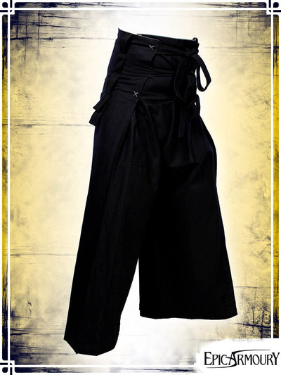 Samurai Pants Pants Epic Armoury Black XLarge 
