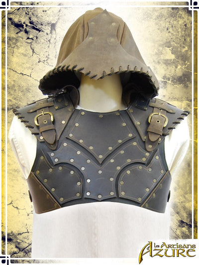 Scoundrel Armor with Hood - Torso Leather Armors Les Artisans d'Azure Brown XLarge 