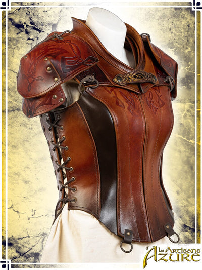 Shieldmaiden Armor Set - Epic/Amber Female Armors Les Artisans d'Azure 
