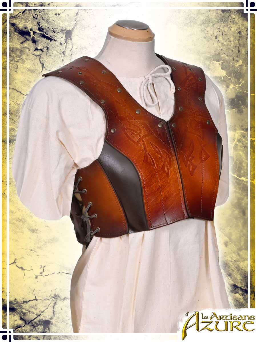 Shieldmaiden Cuirass - Short - Epic/Amber Female Armors Les Artisans d'Azure 