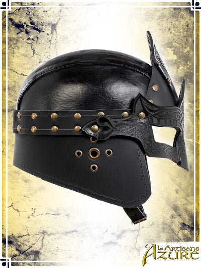 Shieldmaiden Helmet - Heroic Leather Helmets Les Artisans d'Azure 