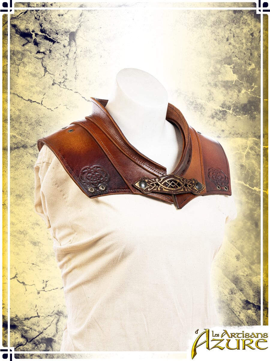 Shieldmaiden Neck Armor - Epic/Amber Gorgets Les Artisans d'Azure 