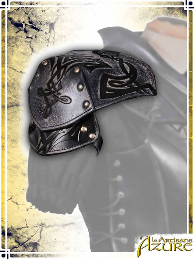 Shieldmaiden Pauldrons - Epic/Ashen Leather Pauldrons Les Artisans d'Azure 