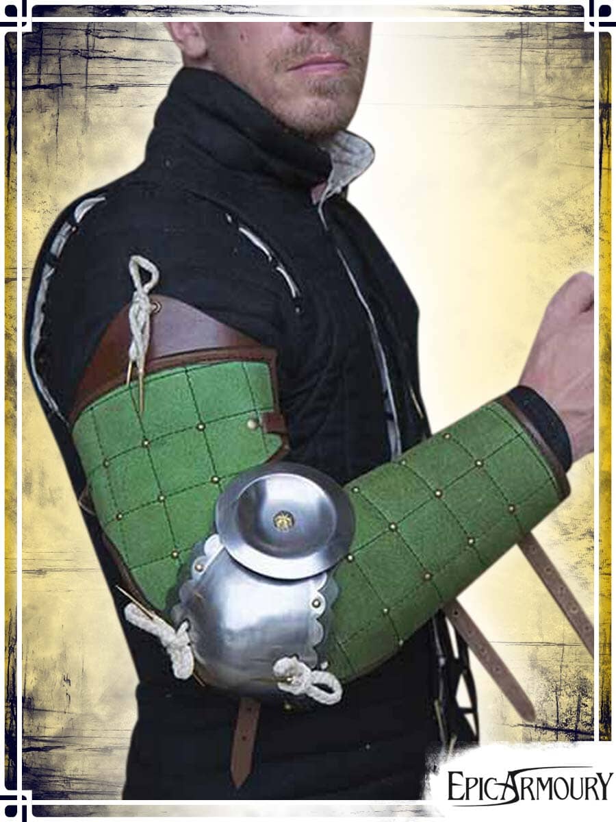 Splint Armored Arms Plate Bracers Epic Armoury Green 