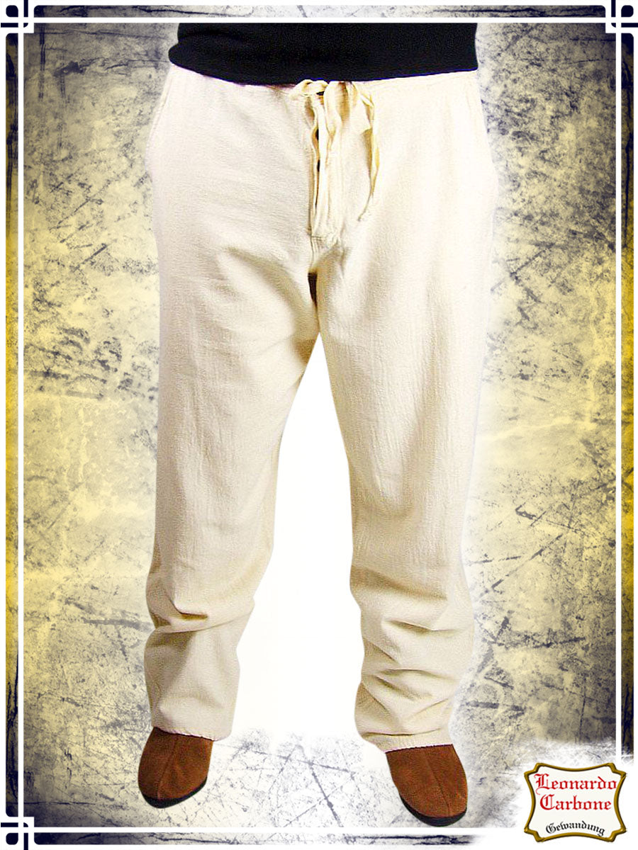 Straight Pants Pants Leonardo Carbone Natural 3XLarge 