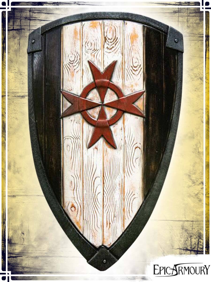 Templar Shield Latex Shields Epic Armoury Red|White Tower Shield 