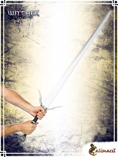 The Witcher - Geralt's Silver Sword (Medallion) Two Handed Swords Calimacil 