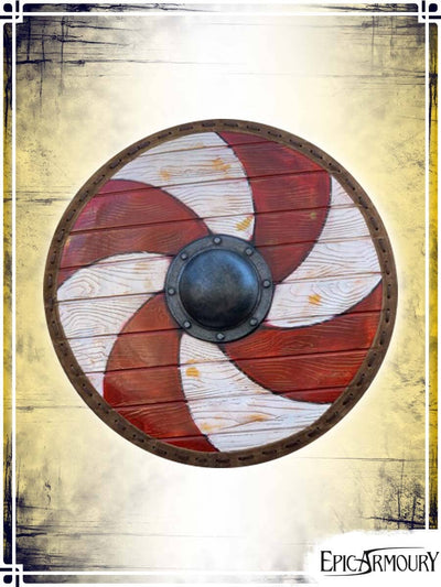 Thegn Shield Latex Shields Epic Armoury Red|White Medium Shield 