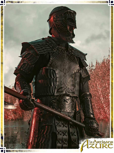 Viking Armor - Torso - Ashen Leather Armors Les Artisans d'Azure 