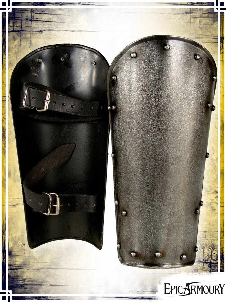 Warrior Greaves Plate Greaves Epic Armoury Black Large 