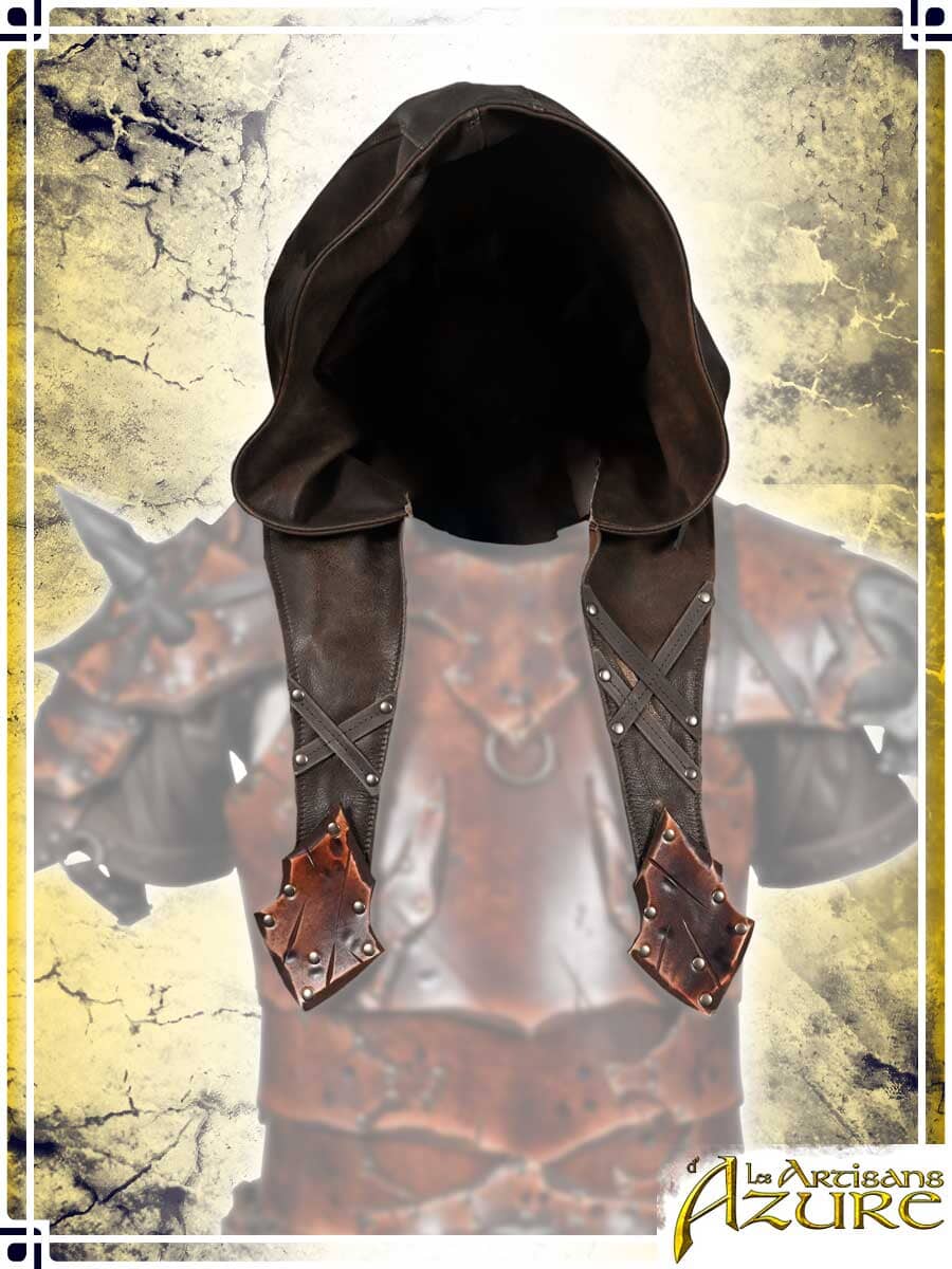 Wildwalker Leather Hood Hoods Les Artisans d'Azure 