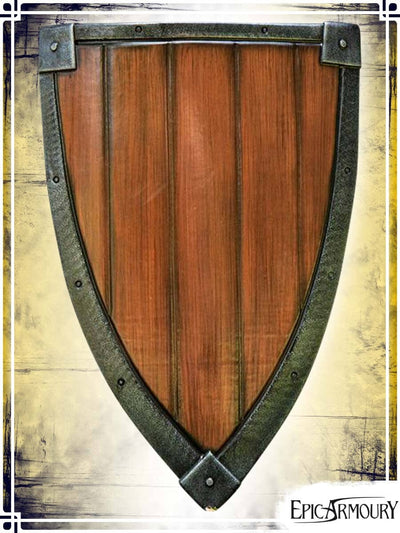 Wooden Shield Latex Shields Epic Armoury Medium Shield 