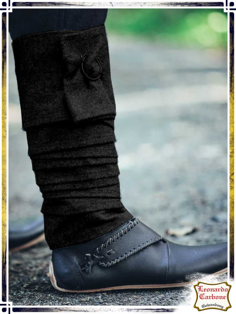 Wool Gaiters Clothes Accessories Leonardo Carbone Black 