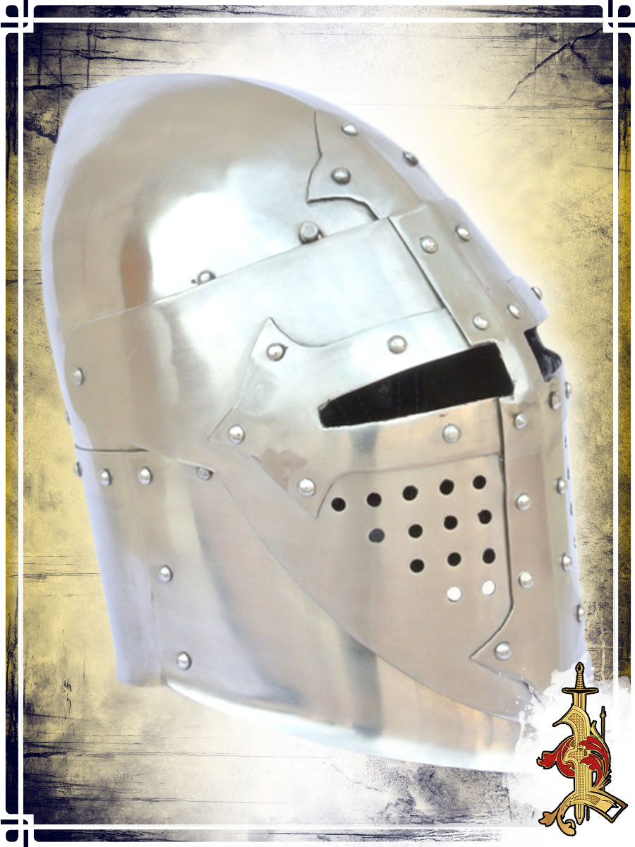 14th Great Bascinet 16ga – LB Plate Helmets Lord of Battles 