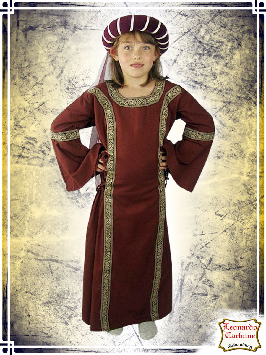 Alienor Dress Girls Leonardo Carbone Red 7-8 years 