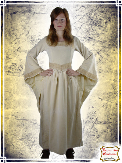 Anna Boleyn Dress Dresses Leonardo Carbone Cream XSmall 
