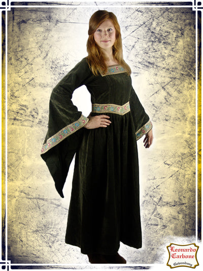 Anna Boleyn Dress Dresses Leonardo Carbone Green XSmall 